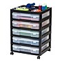 Iris 5-Drawer Storage Cart, Black (587685)~#|#~21D57EB6-B052-478E-BFD2026E766C8677_sc7