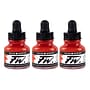 Daler-Rowney FW Acrylic Ink, Flame Red, 29.5ml, 3/Bundle (DRW160029517-3)~#|#~21D5A95D-F568-45F6-BAFD0A34240E3667_sc7