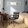 Staples® Ellsworth Leather Swivel Manager Chair, Gray (95115)~#|#~21DBFACE-EE33-4F3D-8EF3746C939C6427_sc7