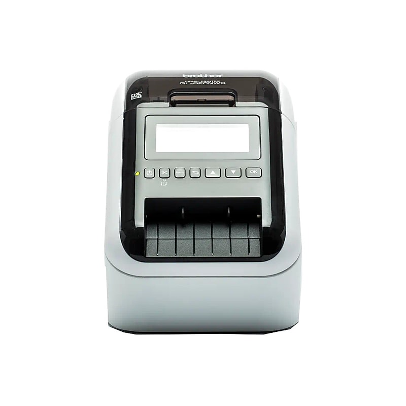 Brother Desktop Thermal Label Printer, Glossy Black/White (QL-820NWBC) image 1
