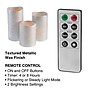 Lavish Home Flameless LED Candles, Silver, 3/Set (80-FC1003)~#|#~21DF553F-3B31-45F3-BD4B9760EB7F9FFE_sc7