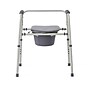 Medline Knockdown Bedside Commode, Fixed Arms, Back Bar, Steel Frame, 350 lb. Capacity (MDS89664KDMBG)~#|#~21DFDDBF-AF16-486F-8AC1EFA0159792DB_sc7