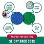 Velcro® Crafting Sticky Back Adhesive Hook and Loop Dots Fastener, 0.625", Multicolored, 140/Pack (VEL-40063-USA)~#|#~21E1CAA3-C7DD-4304-B4ADB751904BFDFF_sc7