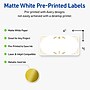 Avery Rectangle Multipurpose Labels, 2" x 4", White, 100/Pack (19479370629)~#|#~21E4B91E-6A3C-4F16-B58EC3681D52CF23_sc7