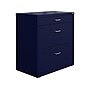 Space Solutions 3-Drawer Lateral File Cabinet, Letter/Legal Size, Lockable, 31.88"H x 30"W x 17.63"D, Navy (25073)~#|#~21E61E31-06D6-487B-947089A040F402C0_sc7