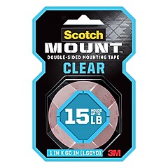 Scotch Indoor Double-Sided Mounting Tape, 1