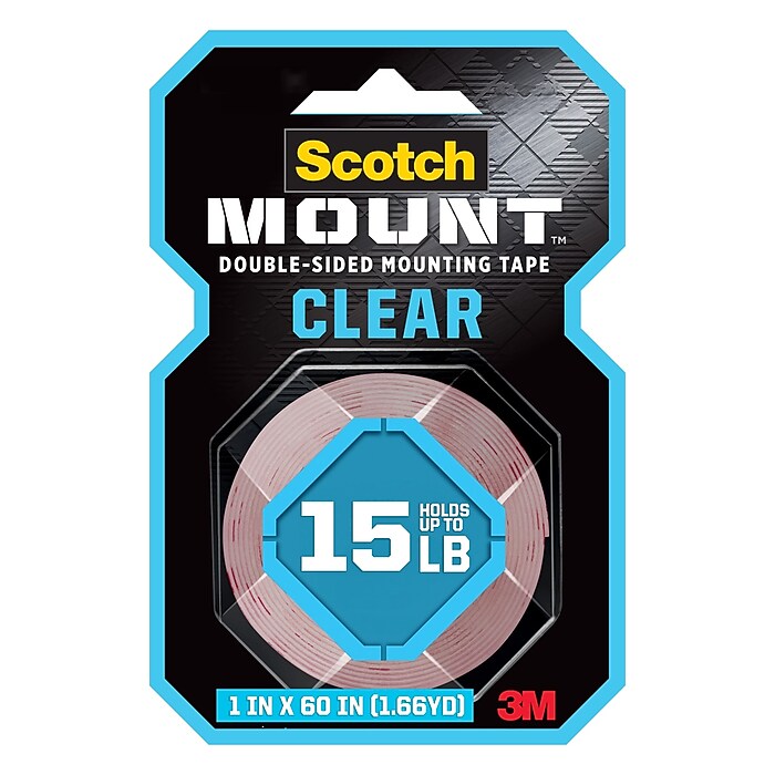 Scotch Indoor Double-Sided Mounting Tape, 1