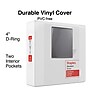 Staples 4" 3-Ring View Binders, D-Ring, White, 6/Pack (55414CT/26358CT)~#|#~21E84851-9650-4A37-A235CE74FC2C68C6_sc7