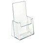 Azar Brochure Holder, 4.125" x 7.25", Vertical, Freestanding, Clear, Acrylic, 50/Pack (252012-50PK)~#|#~21E8D9DB-B468-4427-A58C29A2B2EB8C57_sc7