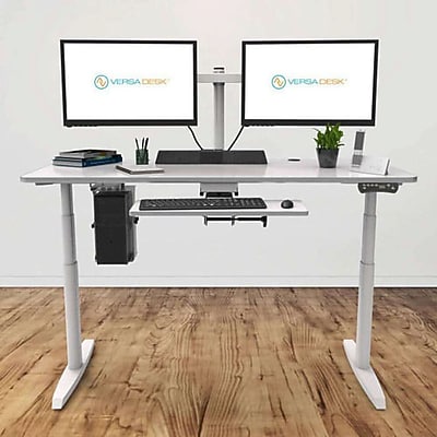 VersaDesk PowerLift 48"W Electric Adjustable Standing Desk - Thumbnail 2
