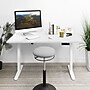 Mount-It! Dual Motor 55"W Electric Rectangular Adjustable Standing Desk, White (MI-18111)~#|#~21F0173D-1D32-4D68-A0C56B2D3905769E_sc7