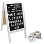 Excello Global Products Sidewalk A-Frame 20" x 27" Poster Holder, White/Black (EGP-HD-0084-WHT)~#|#~21F0FD3B-0704-48FD-B7FC422CDFB160CF_sc7