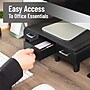 Mind Reader Monitor Stand and Desktop Organizer, Up to 22" Monitor, Black, 2/Pack (2MONSTA3D-BLK)~#|#~21F32859-407C-4B19-971EE66EDB6C569F_sc7