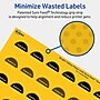Avery Starburst Laser/Inkjet Multipurpose Labels, 1", Bright Yellow (1920/Box)~#|#~21F35E55-56BB-43BA-AEA250C7CCC51381_sc7