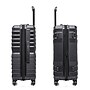 InUSA Aurum 25.98" Hardside Suitcase, 4-Wheeled Spinner, TSA Checkpoint Friendly, Black (IUAUR00M-BLK)~#|#~21FA47C4-BB90-4E0C-9668AA0834F0A4EA_sc7