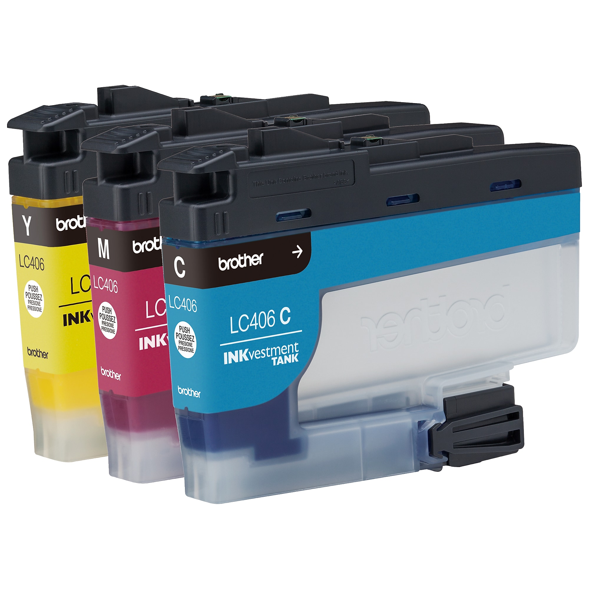 Brother LC4063PKS Cyan/Magenta/Yellow Standard Yield Ink Cartridges, 3/Pack Sansujyuku sansujyuku.com