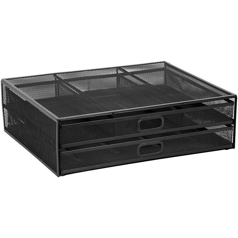 Mount-It! Ventilated Monitor Stand, Up to 32" Monitor, Black (MI-7365) image 1