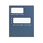 ComplyRight Double-Window Tax Presentation Folder, Blue, 50/Pack (FB01)~#|#~2210D412-761C-485D-A86319D11D43C77F_sc7