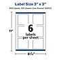 Avery Laser/Inkjet Multipurpose Square Labels, 3" x 3", White, 600 Labels/Box (94101)~#|#~2217E03F-3CB1-436C-952DCF34F4ACC098_sc7