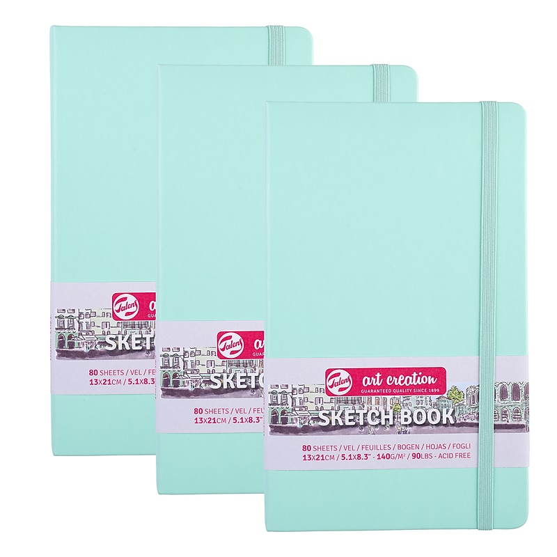 Talens Art Creation 5.1" x 8.3" Sketch Book, 80 Sheets/Book, 3/Bundle (TLN9314032M-3) image 1