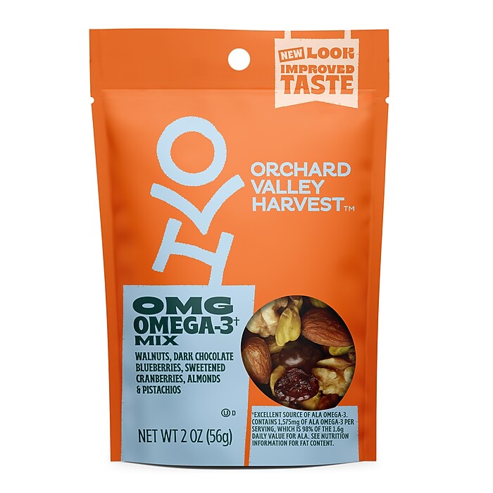 Orchard Valley Harvest Omega-3 Mix, 2 oz./14 ct. (JOH14046) | Staples
