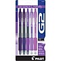 Pilot G2 Purples Retractable Gel Pen, Fine Point, 0.7mm, Assorted Ink, 5/Pack (XPO32001)~#|#~222014FC-2018-4FBF-ACD1DFDA332165A2_sc7