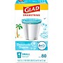 Glad 4 Gallon Drawstring Kitchen Trash Bag, Febreze Freshness Beachside Breeze Scent, Blue, 80 Total Bags (79155)~#|#~22216A37-6FC8-4F8D-BC8C7536A5B62514_sc7
