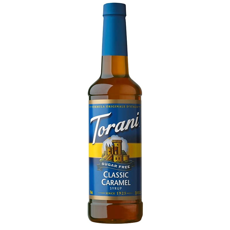 Torani Sugar Free Classic Caramel Syrup, 750 ml. (HSN24139) image 1