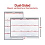 2026 Staples 48" x 32" Yearly Dry Erase Wall Calendar, Gray/White (ST58450-26)~#|#~222F4FF9-1616-4711-9FE216EFD39025A9_sc7