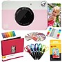 Kodak Printomatic Instant Print Camera, Pink, Photo Paper, 20 Sheets & Accessories Art Bundle~#|#~22310B97-2C62-4BCE-A57D52E9FFC82E81_sc7