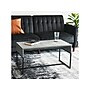 Household Essentials Wrap 35"W x 20"D Laminate Coffee Table, Rustic Slate Concrete/Black (8271-1)~#|#~2233ED96-680F-4E66-BC9DD04B20F68DA9_sc7