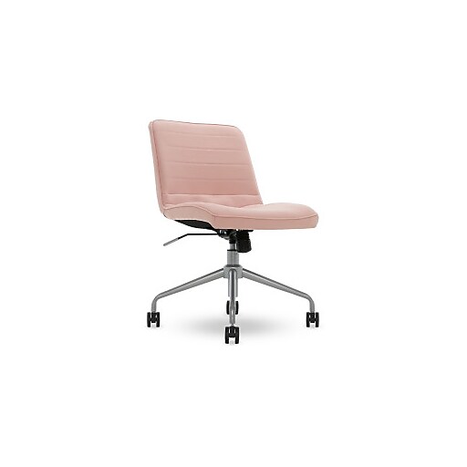 ELLE Decor Adelaide Fabric Task Chair, Pink (48214A) Staples