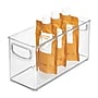 iDESIGN Small Stackable Plastic Storage Bin, Clear (63799)~#|#~2238A9BF-E66A-4C6F-B0A6E02B62D2DFCE_sc7
