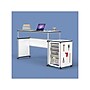 Luxor 32"-38"H Adjustable Standing Modular Teacher Desk, White/Gray (DTTB002)~#|#~223AD05E-94EC-4AE4-BA97C8D0C6A70C9A_sc7