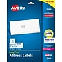 Avery Easy Peel Laser Address Labels, 1" x 2-5/8", White, 750 Labels/Pack (5260)~#|#~223BC26E-2201-447A-B4784E4F7A30F0B1_sc7