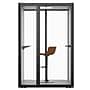 Uncaged Ergonomics Modular Acoustic Office Pod with Ventilation, Lighting and Power, Working, Black (POD-W-black)~#|#~2243598E-215B-4239-AB57429DDAD08C48_sc7