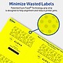 Avery Square Laser/Inkjet Multipurpose Labels, 2.75" x 2.75", Neon Yellow (480/Box)~#|#~22466BA4-4206-4B6B-AF191E4337A3EBD4_sc7