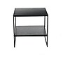 Household Essentials Jamestown 19.8"W x 19.8"D Laminate Side/End Table, Black Oak/Black (8170-1)~#|#~224AF5F4-9727-4622-91BCD3DFB1B34426_sc7