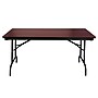 ICEBERG Premium Folding Table, 96" x 30", Mahogany (55234)~#|#~224E64D5-24EA-4C80-8FC74AD3D9DAB983_sc7