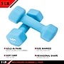 Jfit 5 lb. Neoprene Dumbbells, Sky Blue (J-DBN5SET)~#|#~22509C55-F57A-4573-99DA8192F6A3427E_sc7