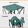 Arrowhead Outdoor Folding Camping Table with Carry Bag, Green (KKS0228U)~#|#~22529B6A-446F-4684-B8B1EB575E7ED842_sc7