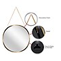 Infinity Instruments Franc II Gold Plastic Framed Wall Mirror, 22" (20209GD)~#|#~22548570-EF62-4AF5-8D0AA0B0F3CFA335_sc7