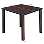 Regency Kee Square Laminate Breakroom Table, 36"D x 36"W, Ash Grey/Black (TB3636AGBPBK)~#|#~2255FC26-686E-4096-92A663FD9CBC7DC1_sc7