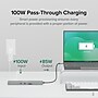 Plugable 11-in-1 USB-C Hub with Ethernet, Silver (USBC-11IN1E)~#|#~225897F8-6AEC-459B-9018C775FFFCBD74_sc7