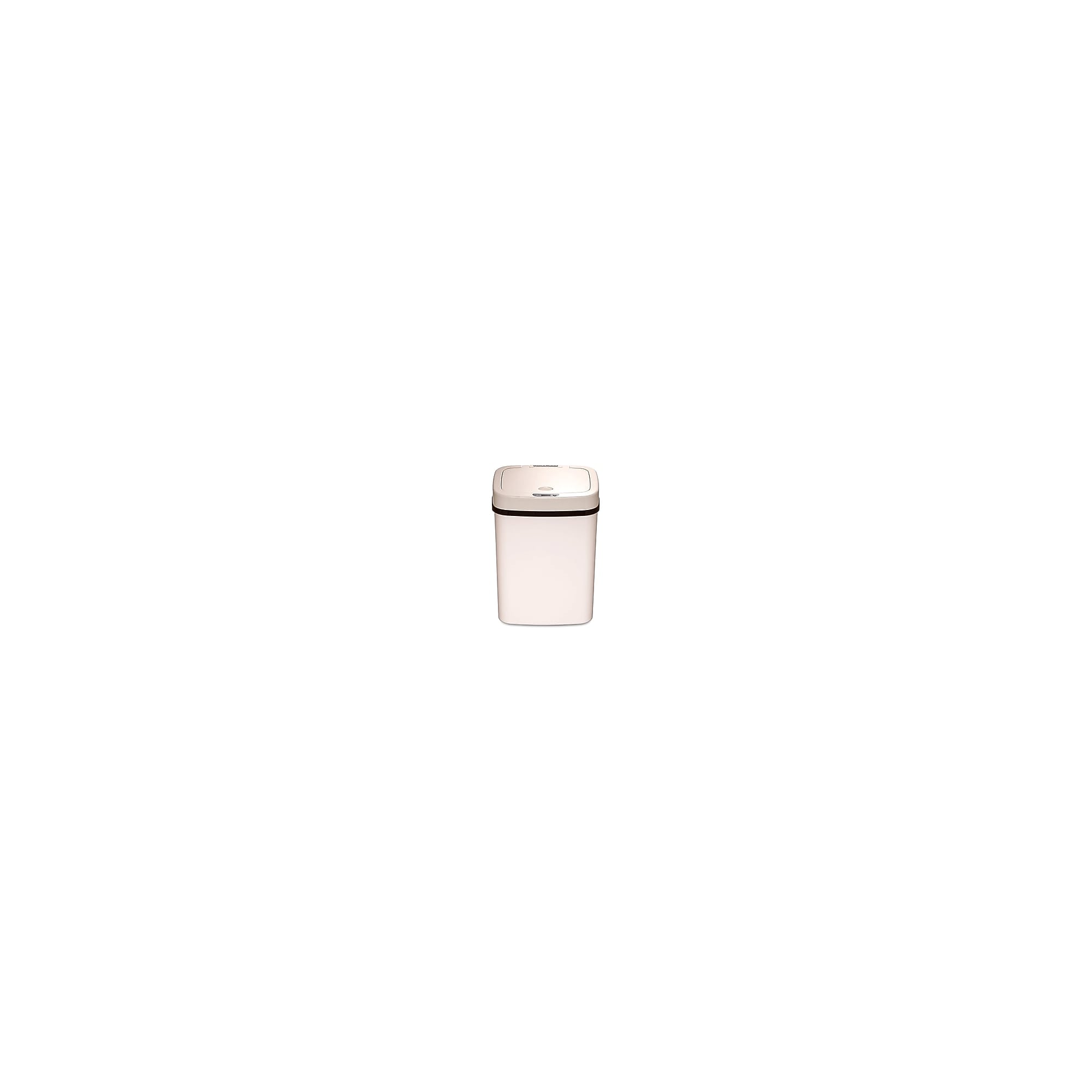 Nine Stars Plastic Sensor Trash Can, 3.2-Gallon, White (DZT-12-5WH) Sansujyuku sansujyuku.com