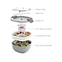 bentgo Salad Container, Gray, 54 oz. (BGOSAL-Y)~#|#~22647089-FB3E-4D63-B044B753109F7D91_sc7
