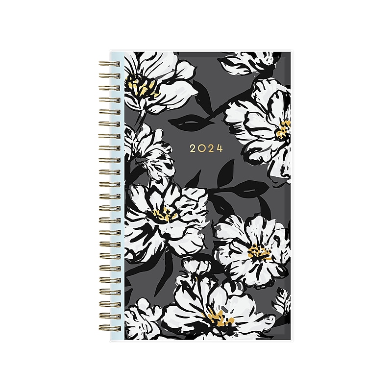 2024 Blue Sky Baccara Dark 5" x 8" Weekly & Monthly Planner, Multicolor (110212-24) image 1