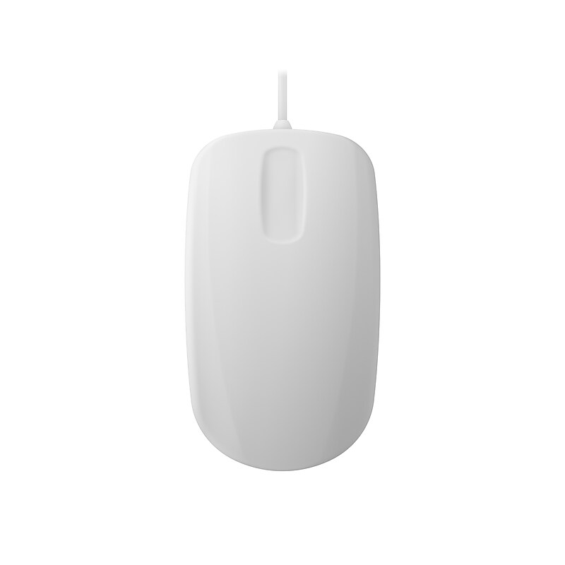 Cherry AK-PMH3 Series Medical Ergonomic Ambidextrous USB Mouse, White (AK-PMH3OS-US-W) image 1