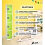 AdirOffice 72"H 4-Tier Green Storage Locker (ADI629-204-GRN-DL)~#|#~226E7AC7-772F-4CE3-983F8478C5B5F54C_sc7