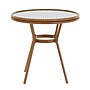 Flash Furniture Lourdes Indoor/Outdoor French Bistro Table, White/Navy (SDA64280WHNVNAT)~#|#~22744BFB-6B6A-4A6B-8214FE5F46301DD3_sc7